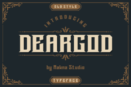 DearGod Font