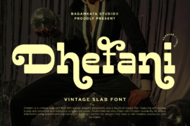 DhefaniDEMO Font