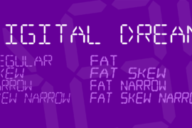 Digital dream Font Family