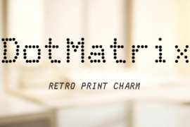 DotMatrix Font Family