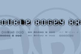 Double Bogey BRK Font Family