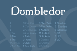 Dumbledor Font Family