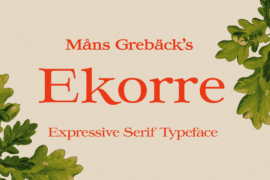 Ekorre PERSONAL USE ONLY Font Family