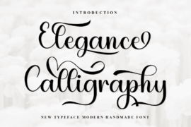 Elegance Calligraphy Font