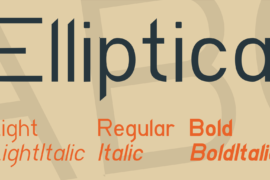Elliptica Font Family