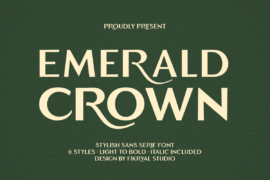Emerald Crown Font Family