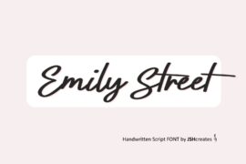 Emily Street Font