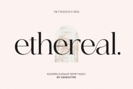 Ethereal Demo Font Family