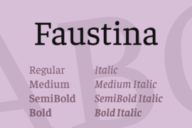 Faustina Font Family
