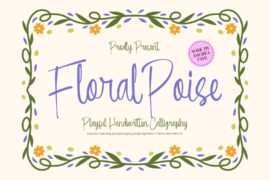 Floral Poise Font