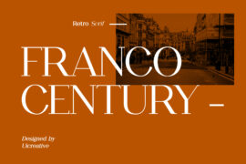 FRANCO CENTURY Font Family