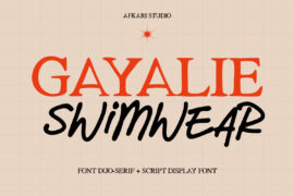 Gayalie Swimwear Font Family