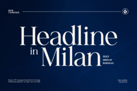 GC Milan Headline Demo Font Family