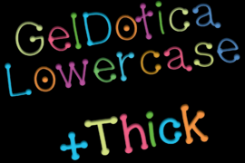 GelDotica Font Family