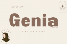 Genia personal use Font Family
