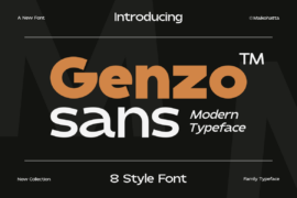 Genzo Font Family