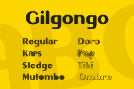Gilgongo Font Family