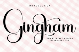 Gingham Font