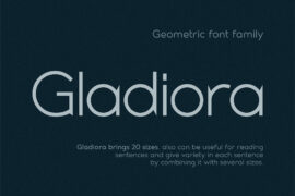 Gladiora Demo Font Family
