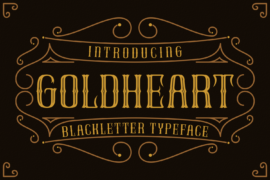 GoldHeart Font