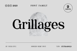 Grillages Font Family