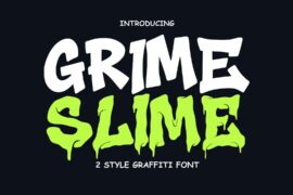 Grime Slime Font Family