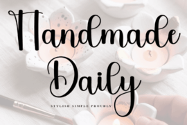 Handmade Daily Font
