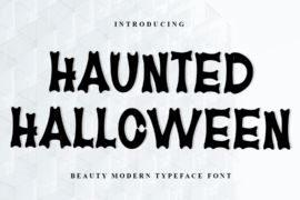 Haunted Halloween Font