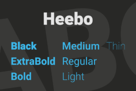 Heebo Font Family