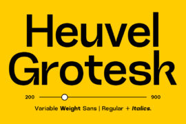 Heuvel Grotesk DEMO Font Family