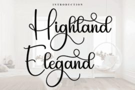 Highland Elegand Font