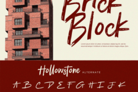 Hollowstone Free Font