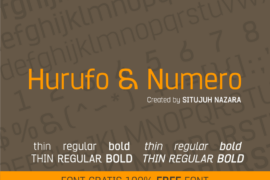 Hurufo & Numero Font Family