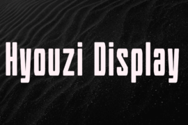 Hyouzi Display Font