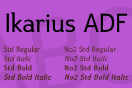 Ikarius ADF Font Family