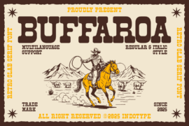 IT Buffaroa Demo Font Family