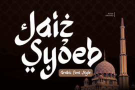 Jaiz Syoeb Trial Font