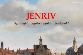 Jenriv Titling Font Family