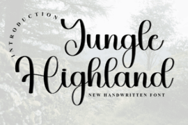 Jungle Highland Font