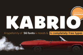 Kabrio Font Family