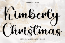 Kimberly Christmas Font