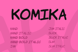 Komika Font Family