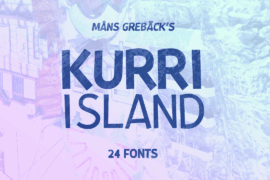 Kurri Island Caps PERSONAL Font Family