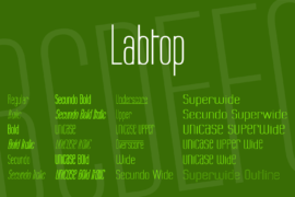 Labtop Font Family