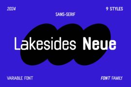 Lakesides Neue Font Family