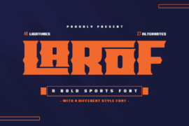 LAROF Font Family