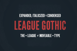 League Gothic Font Family