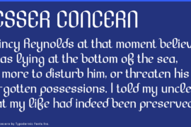 Lesser Concern Font Family
