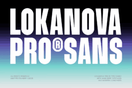Lokanova Demo Font Family