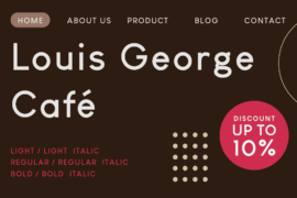 Louis George Cafe Font Family